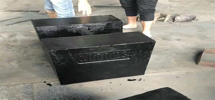 广元市卖铸铁砝码厂家，500公斤平板型砝码